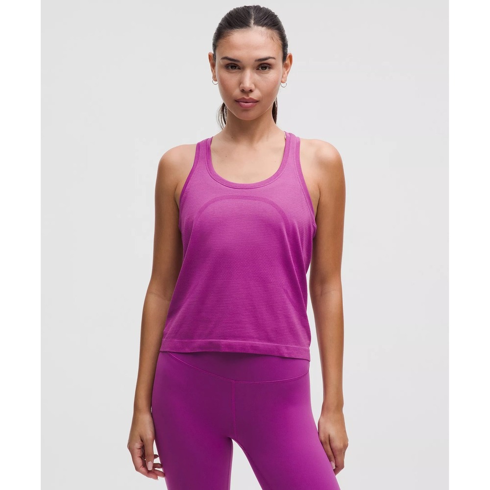 Lululemon Swiftly Tech Racerback Tank Top 2.0 Purple Workout Shirt race length